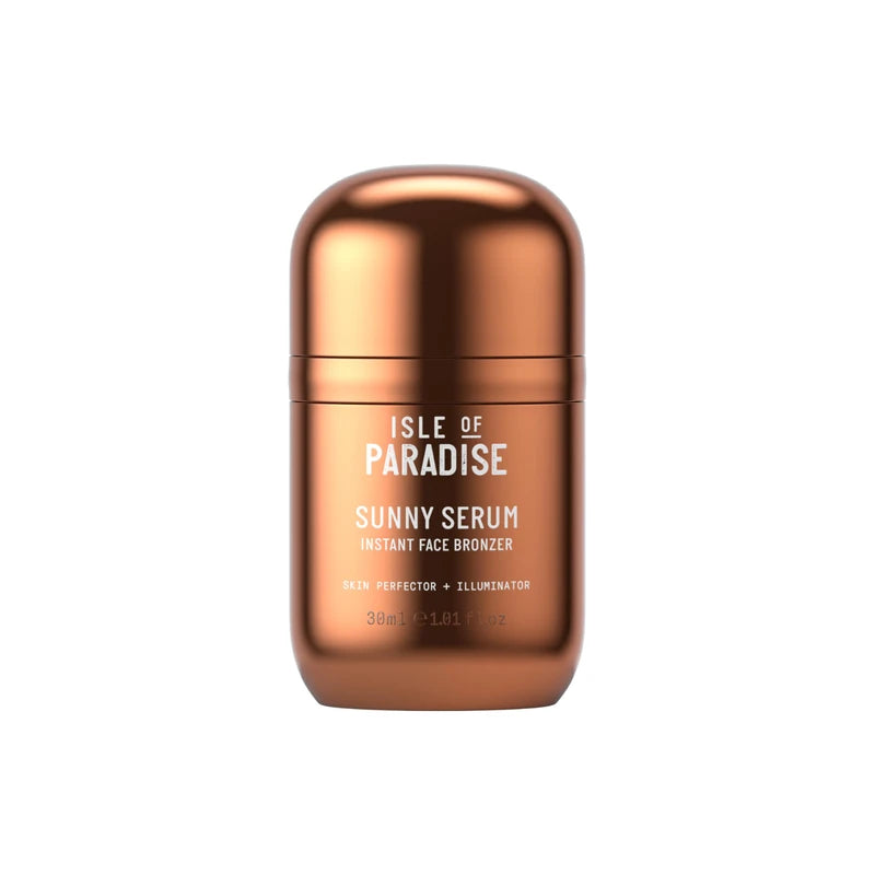 Isle of Paradise Isle of Paradise Sunny Serum - Bronzing Serum with Squalane, Niacinamide, and Jojoba Oil - 4-in-1 Instant Self Tan Primer, Base, Highlighter, and Body Bronzer - 1.01 fl. oz