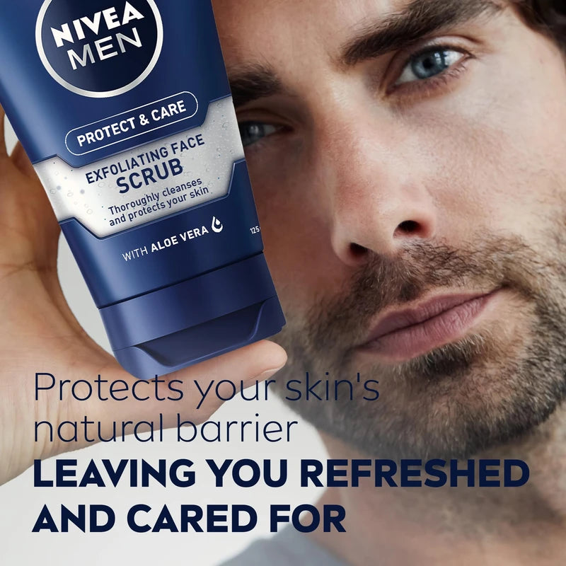 NIVEA MEN Protect & Care Exfoliating Face Scrub 125ml
