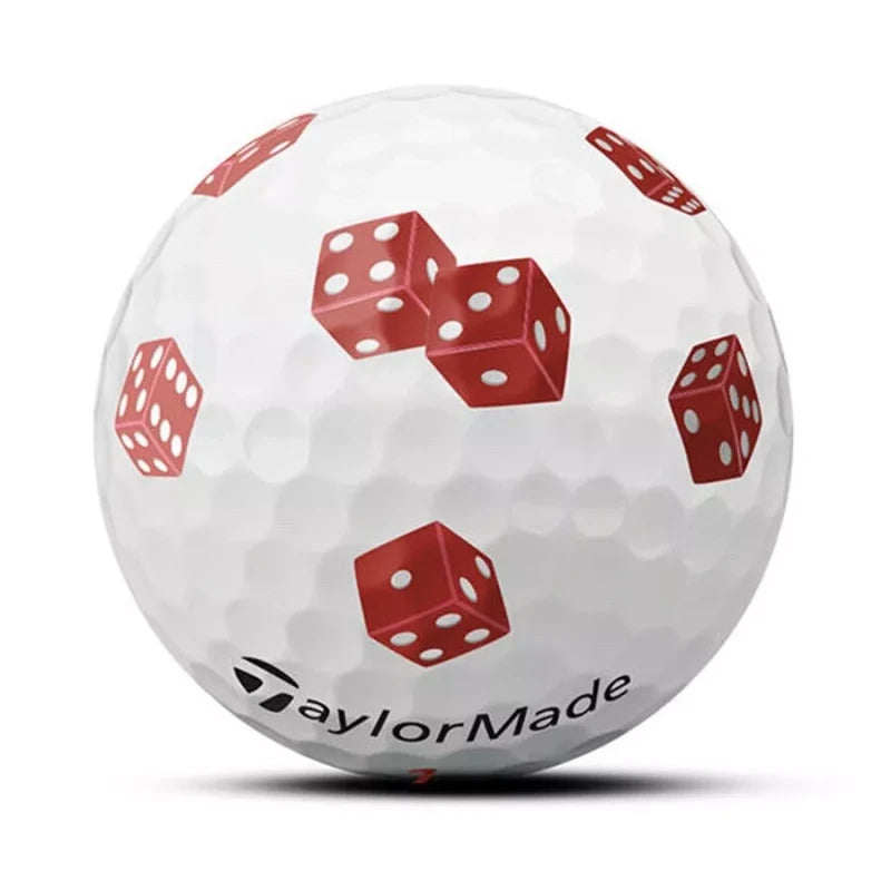 TaylorMade TP5x Pix Limited Las Vegas Dice Poker Golf Balls 2024 (1 BALL)