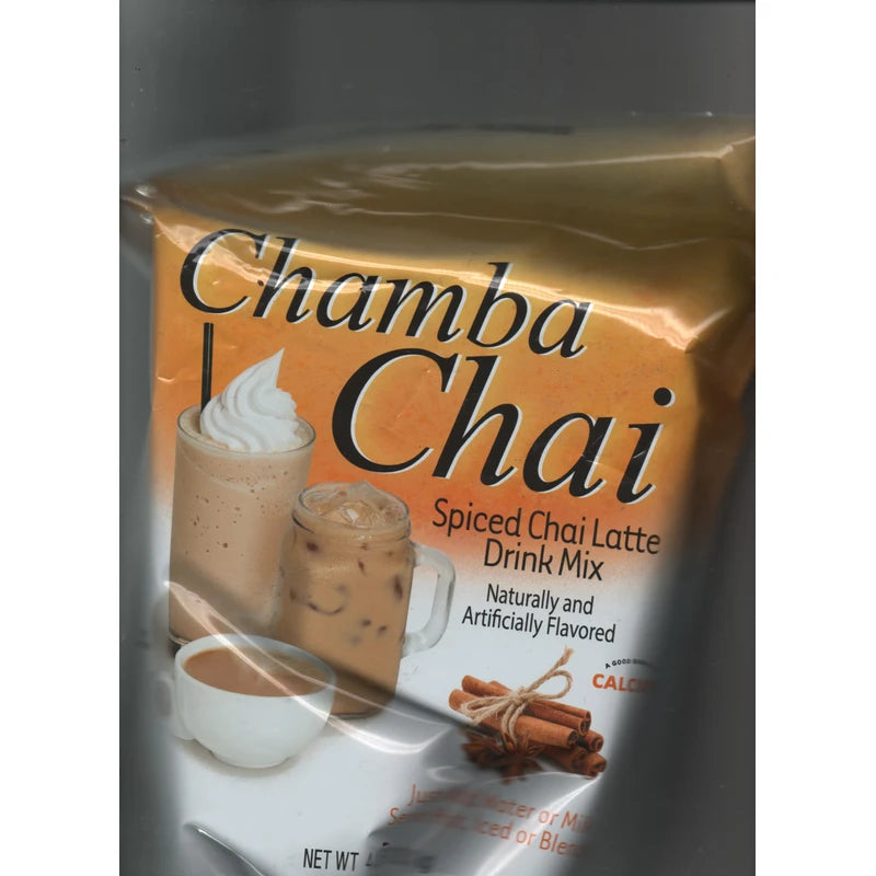 Big Train Chamba Chai Spiced Chai Latte Drink Mix, 4 lbs BEST 08/28/2026