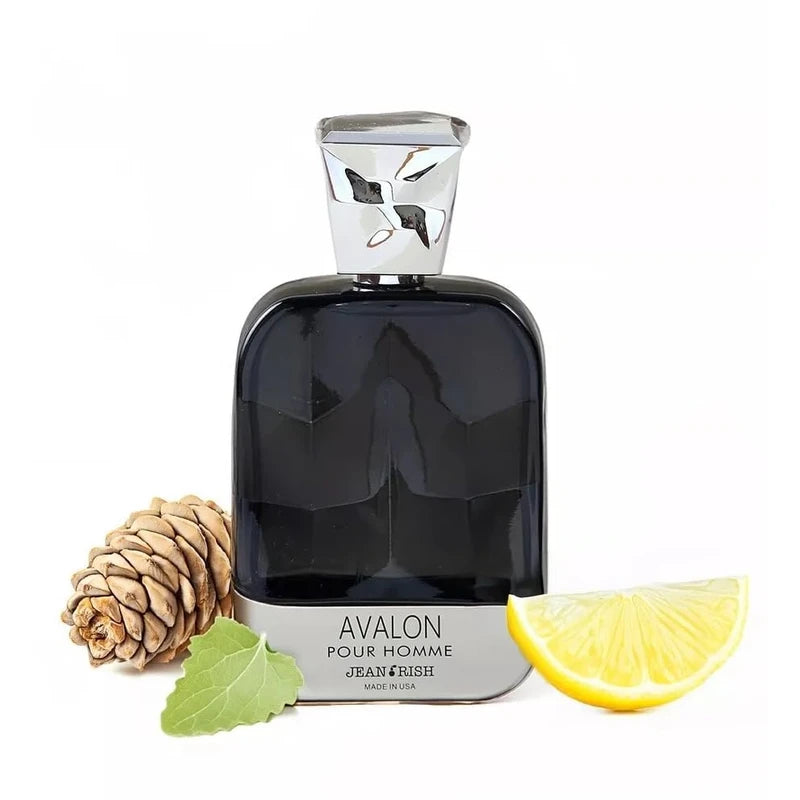 J'ean R'ish Avalon Eau De Toilette - Perfume for Men (3.4 Fl Oz / 100ml) with Bergamot, Lemon & Woody Notes - Long Lasting and Luxury Fragrance