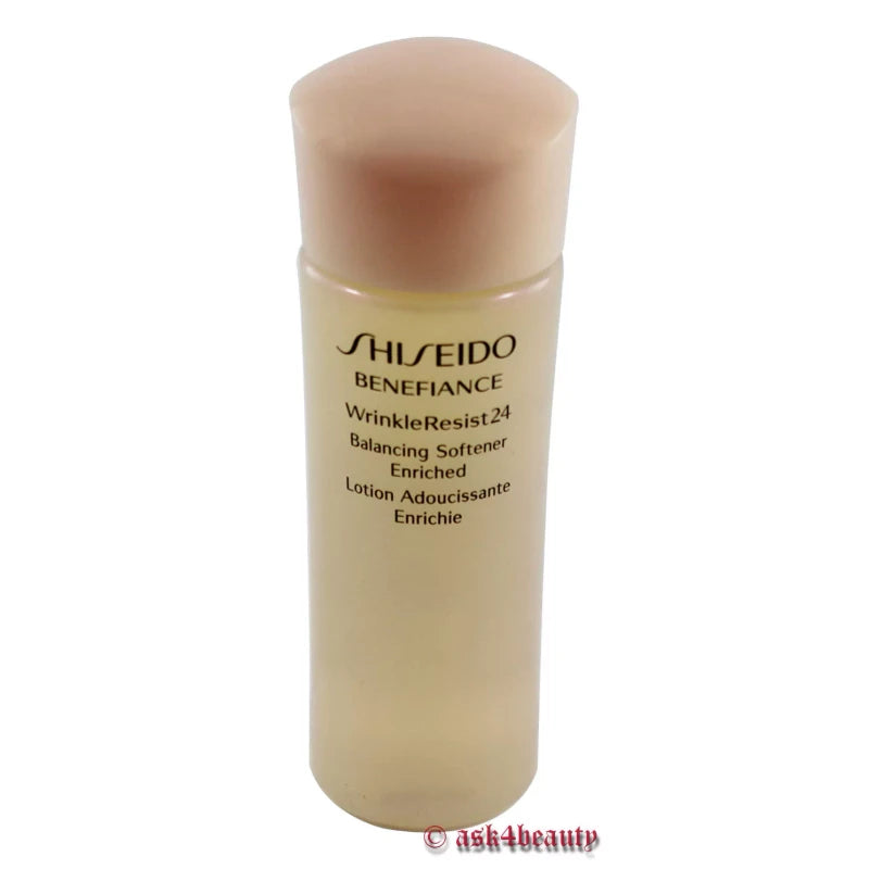 Shiseido Lot of 3 Shiseido Benefiance Wrinkle Resist 24 Balancing Softener 25ml/.84oz N&U