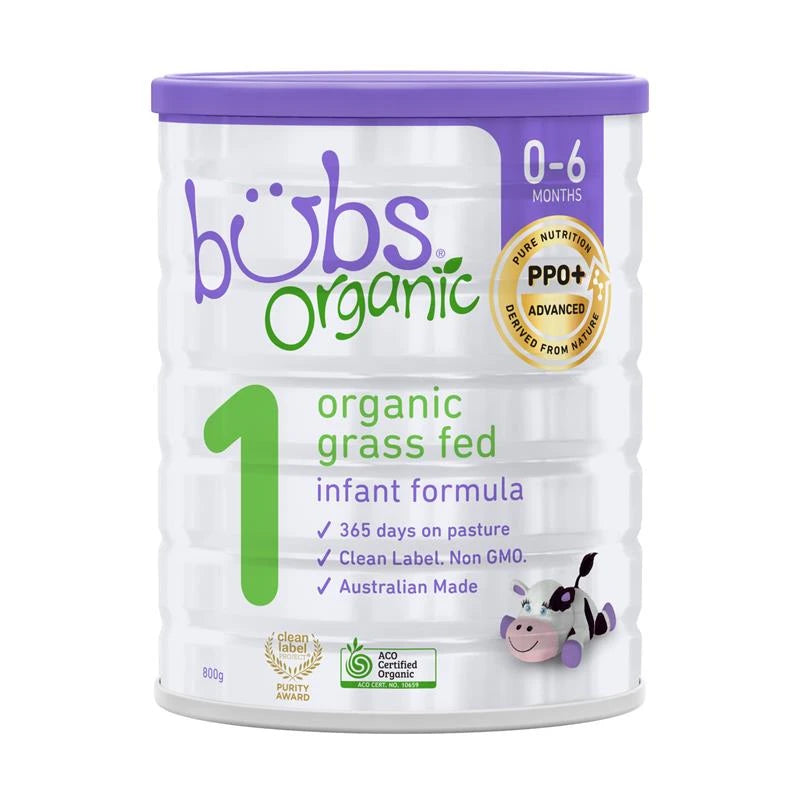 Bubs Organic Grass Fed Infant Milk Formula 800g