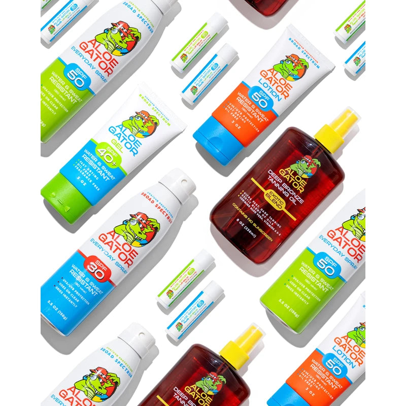 Aloe Gator Sunscreen Spray SPF 30, (2 pack), Broad Spectrum Protection