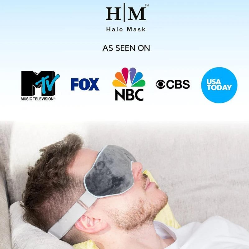 myhalos Microwave Activated Warm Eye Compress for Dry Eyes, Blepharitis & Stye Eye Treatment - Heated Eye Masks for Dry Eyes - Dry Eye Therapy Mask & Eye Compress Moist Heat Delivers Warm Compress for Eyes