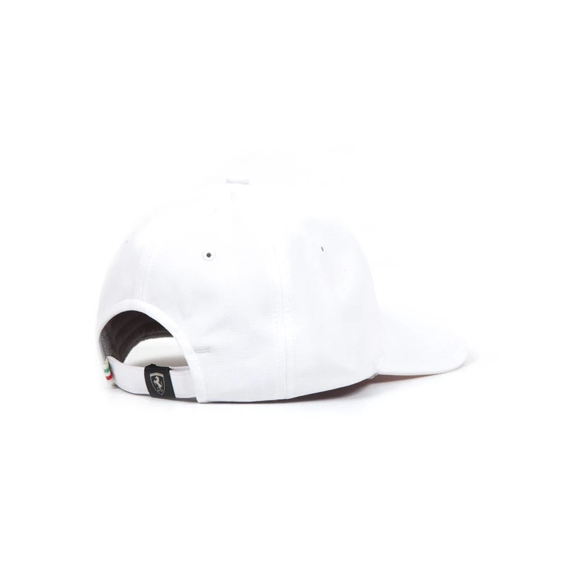 Branded Men's Cap with a Visor, White