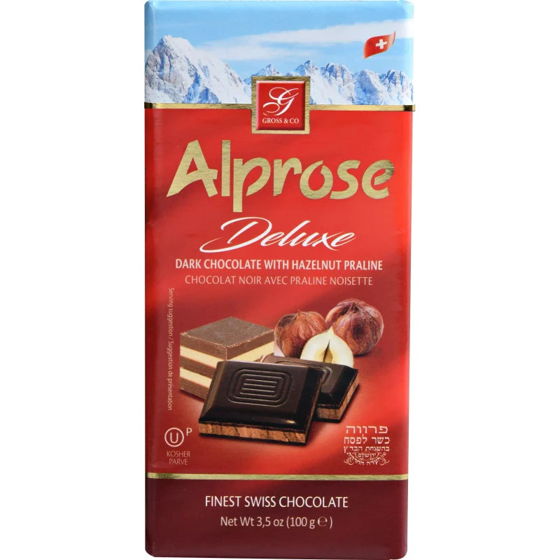 Alprose Swiss Chocolate Variation 9-Pack of Chocolate Bars - Kosher
