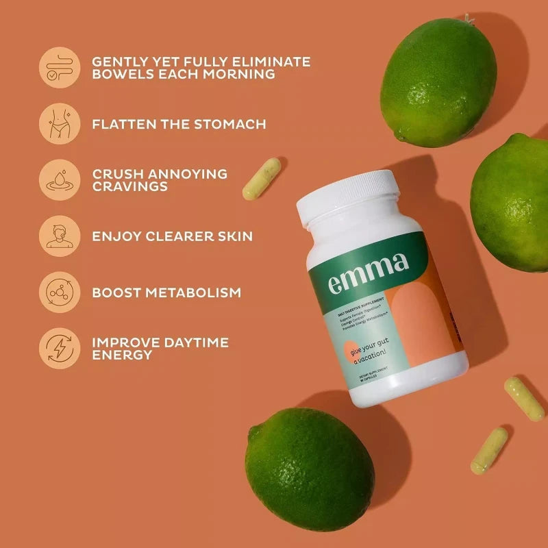 Emma - Relief Supplement Konsciens Keto for Gut Bloating 60 Capsules new