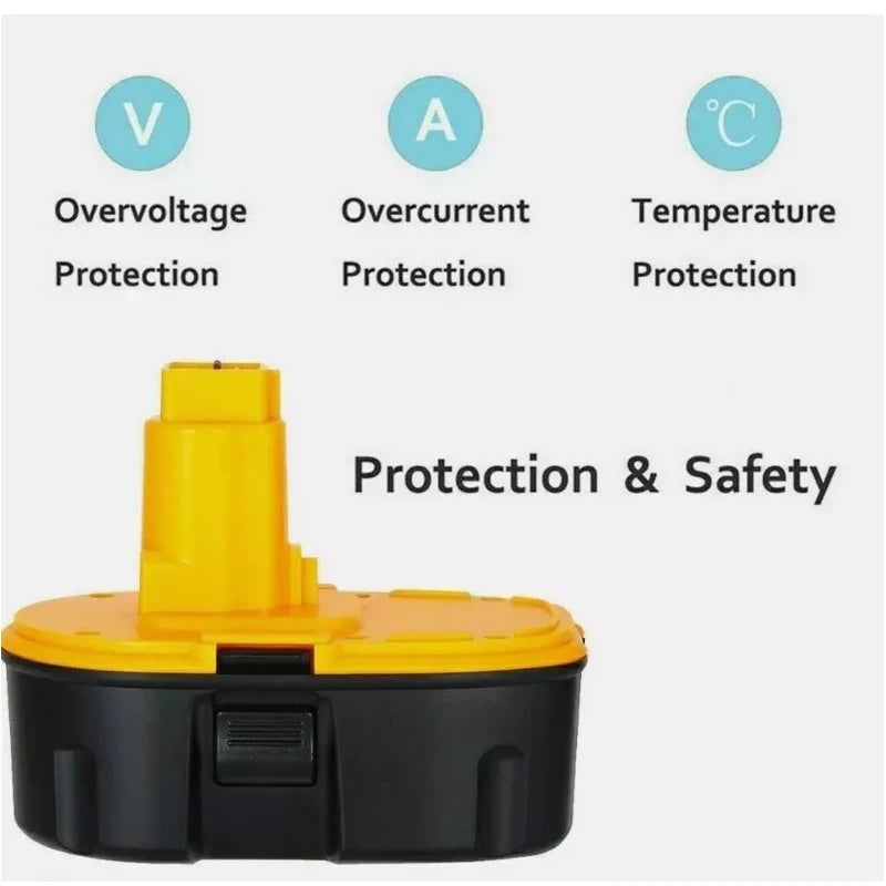 DEWALT 2Pack 18V Battery for Dewalt 18 Volt XRP Battery DC9096-2 DC9098 DC9099 DW9096