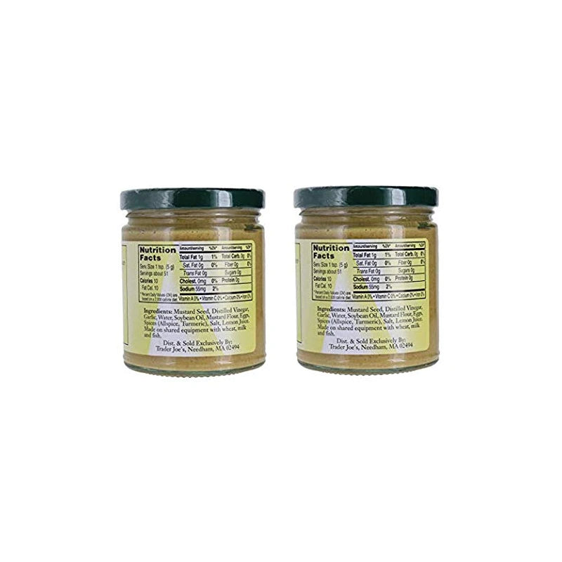 Trader Joe's Aioli Garlic Mustard Sauce (Pack of 3)