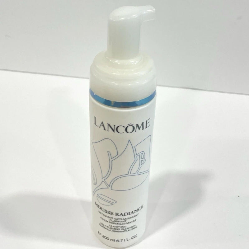 Lancôme Lancome Mousse Radiance Clarifying Self Foaming Cleanser 6.7 oz NEW Open No Lid