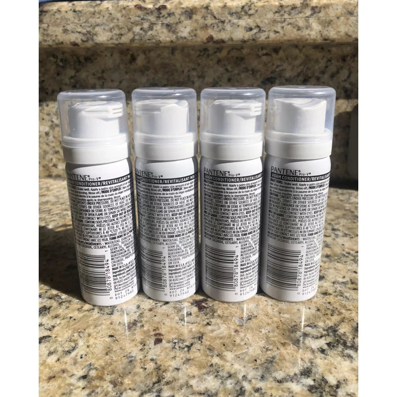 Pantene Pro V Foam Conditioner Sheer Volume Lot Of 4 1.4 oz Travel Size