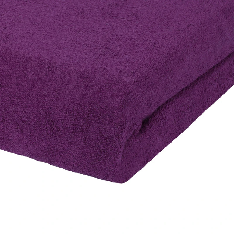 NatureMark Terry Towelling Fitted Sheet, Many Sizes & Colours, Brand Quality, 90x200 - 100x200 cm