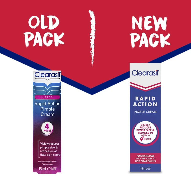 Clearasil Ultra Rapid Treatment Reduce Pimples Cream, 15g