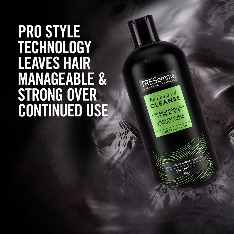 TRESemmé Replenish & Cleanse Shampoo, 680ml