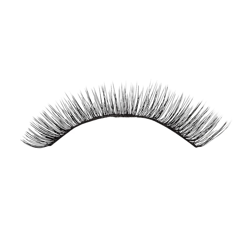 KISS Look So Natural Collection 2 Pairs of False Eyelashes Flirty Easy Wear Includes Eyelash Glue Duo Pack