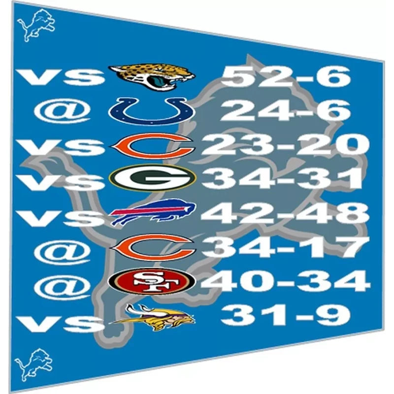 2024 Detroit Lions NFC North Division Champions Championship Belt