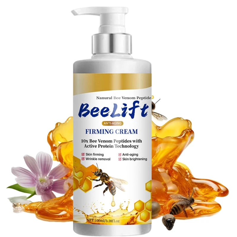 Bee Lift Anti Aging Firming Body Cream, Bee Venom Wrinkle Removal Cream, Collagen Firming Body Lotion, Neck Firming Cream For Loose Skin, Skin Tightening Cream Body, Restore Elasticity, Hydration