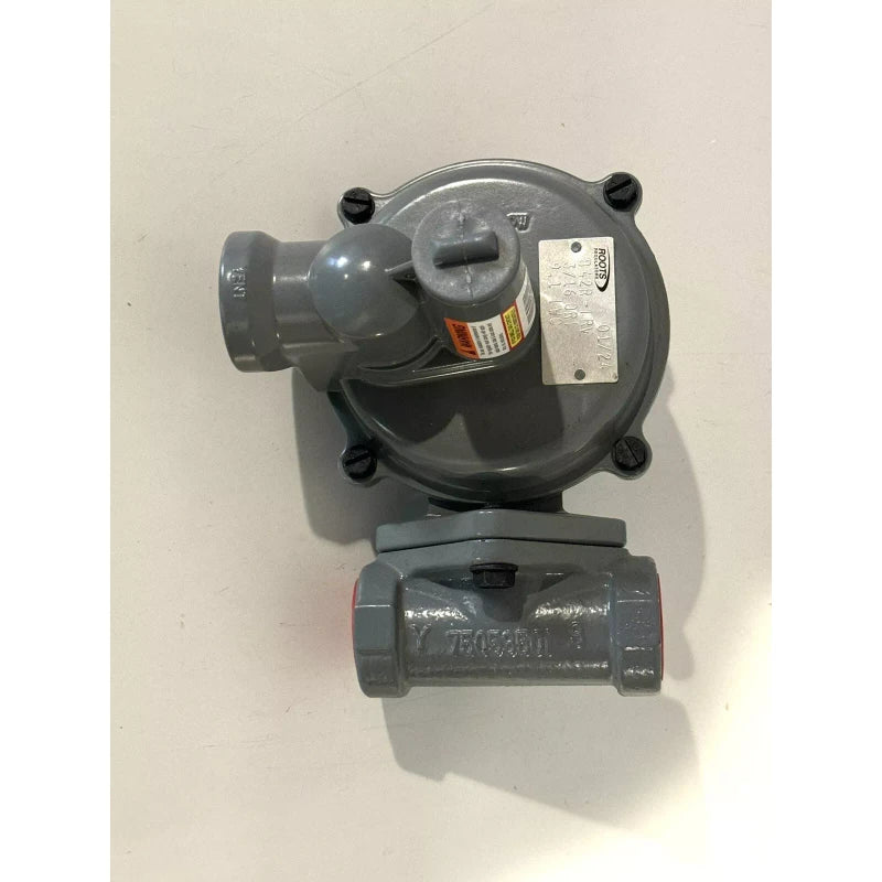 Roots B42R Gas Pressure Regulator Valve 1x1 NPT 9.1 IWC 1/2 X 3/16 Orifice