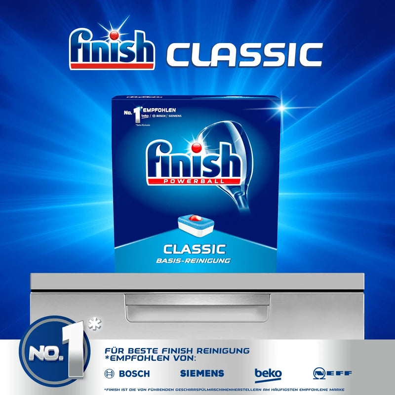 Finish Classic Dishwasher Tablets 110 Pieces -Pack Size 4