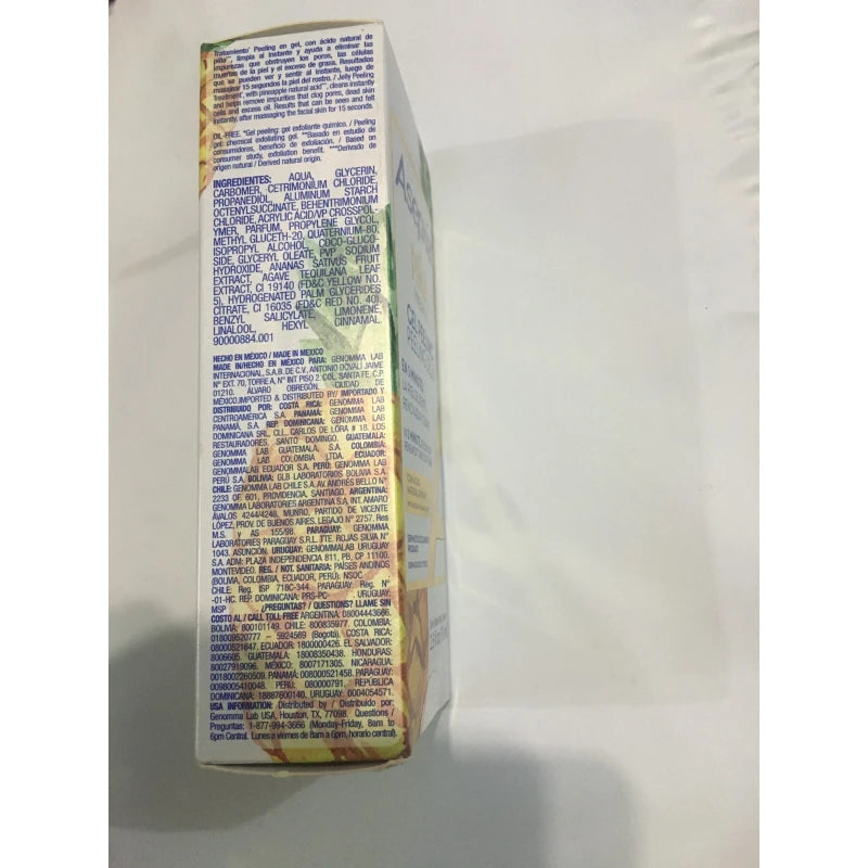 Asepxia Face Peel Facial Exfoliator Peeling Jelly with Natural Pineapple