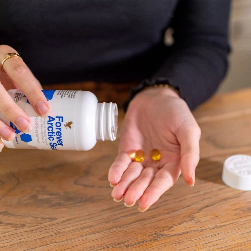 Forever Living Products Forever Arctic Sea, 120 softgels, Extensive Blend of omega-3s, Pure Source of EPA & DHA, Gluten Free.