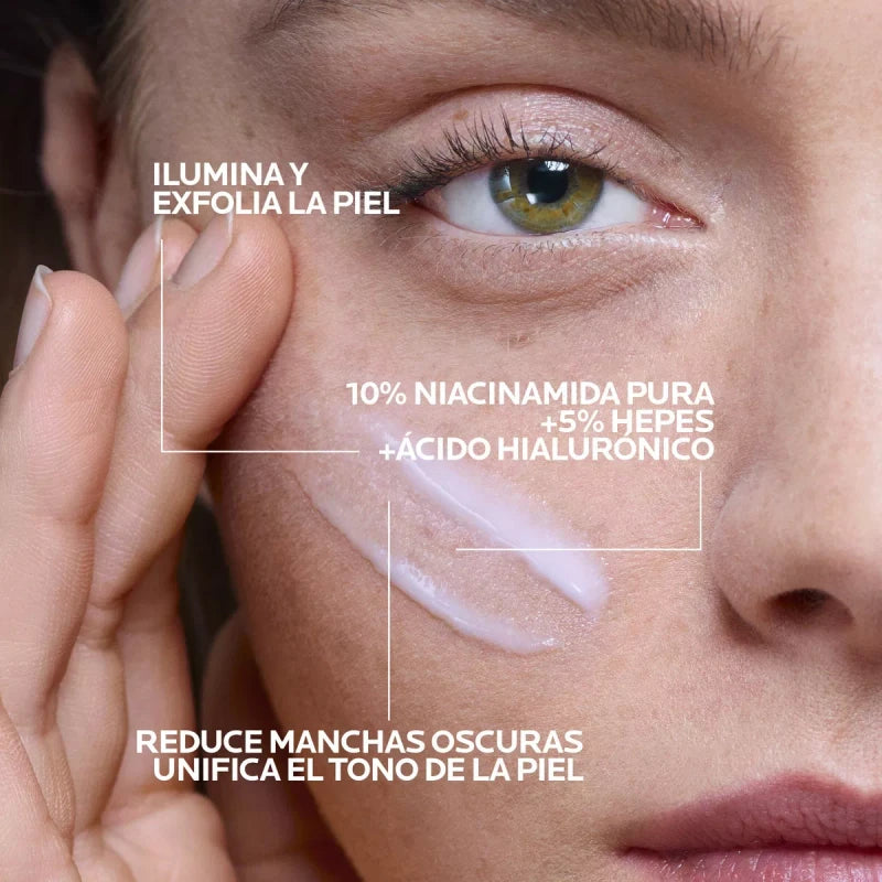 La Roche Posay Pure Niacinamide 10 Serum Facial Anti manchas Despigmentante con Niacinamida para todo tipo de piel incluso piel sensible 30 ml