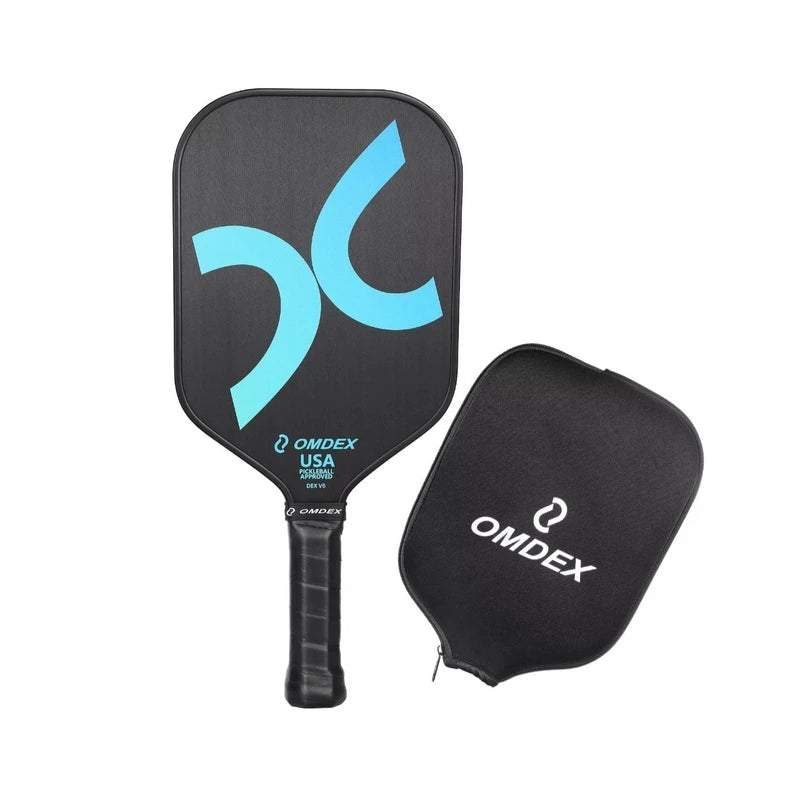 OMDEX V6 Pickleball Paddle T700 Raw Carbon Fiber Pickleball Paddle 16MM USAPA