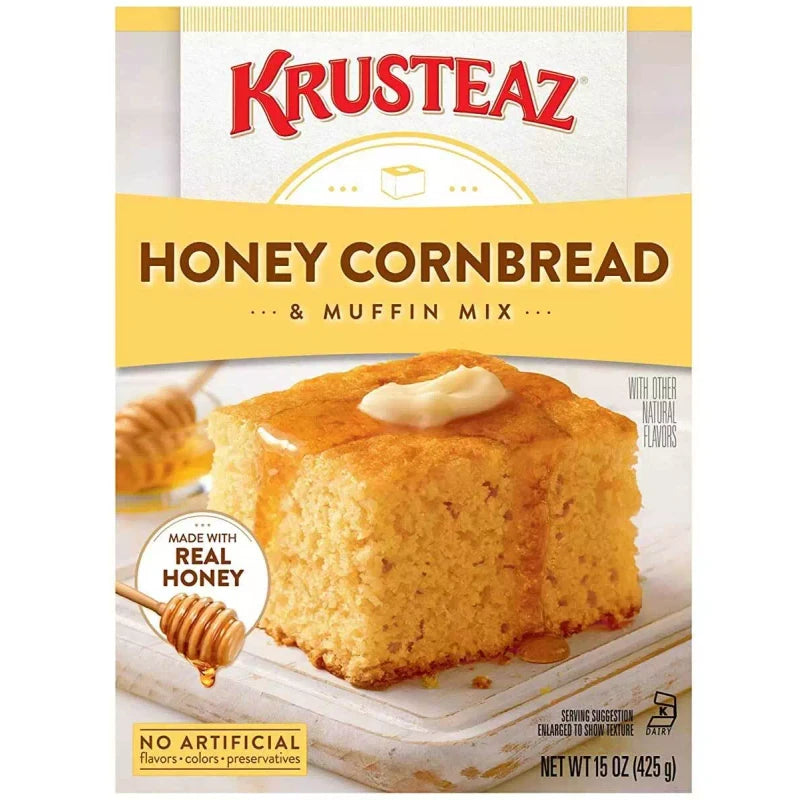 Krusteaz Honey Cornbread & Muffin Mix - 15 Oz - Pack of 2