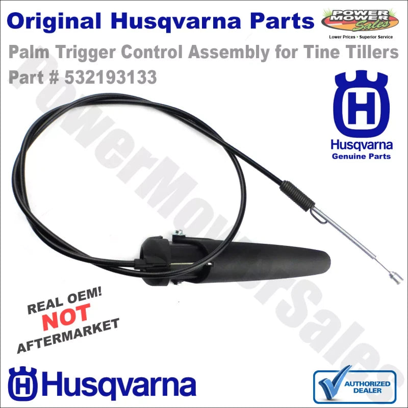 Husqvarna OEM Control Assembly for CRT900 & DRT900 Tine Tillers / 532193133