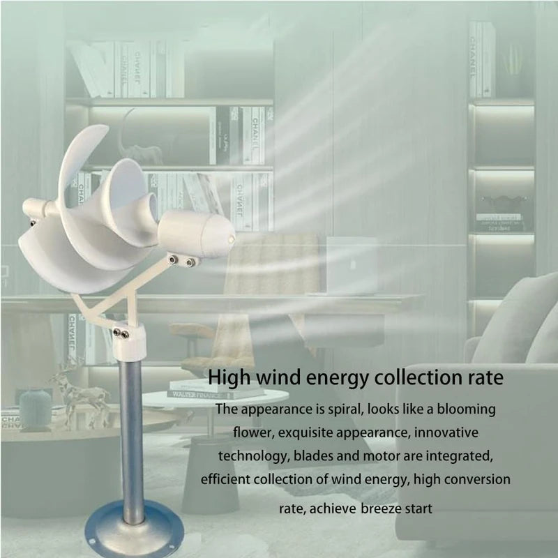 Archimedes Liam f1 Wind Turbine, Liam Wind Turbine, Archimedes Wind Turbine, Wind Turbine Generator Kit, High Wind Energy Collection Rate, for Home (White) (1)