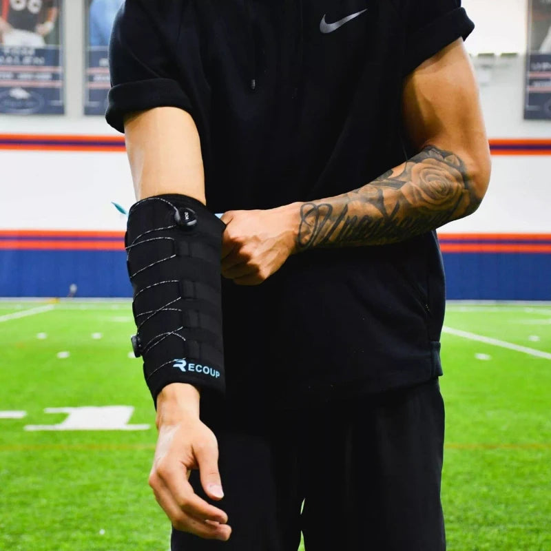 Recoup Fitness Cryosleeve | Ice Cold Compression Sleeve for Arms and Legs | NEW - Medium: 13"-16"
