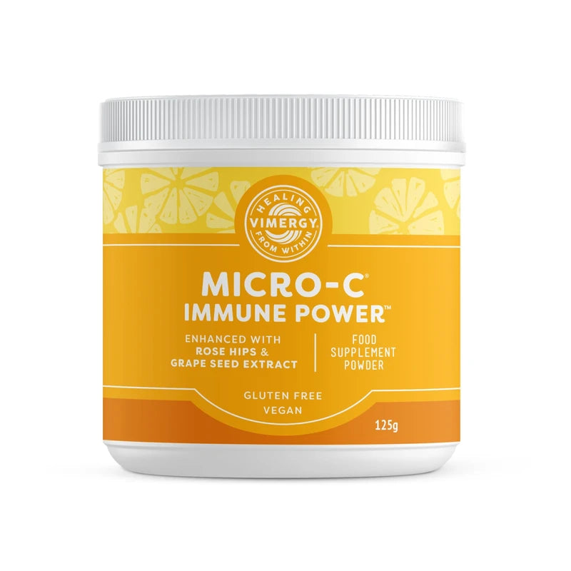 Vimergy Micro-C Immune Power, 69 Servings – Vitamin C 1000mg – Gentle ascorbic Acid – Buffered Vitamin C Powder – Immune & Nerve Support – Benefits Bone & Cartilage – Gluten-Free – Vegan (125g)