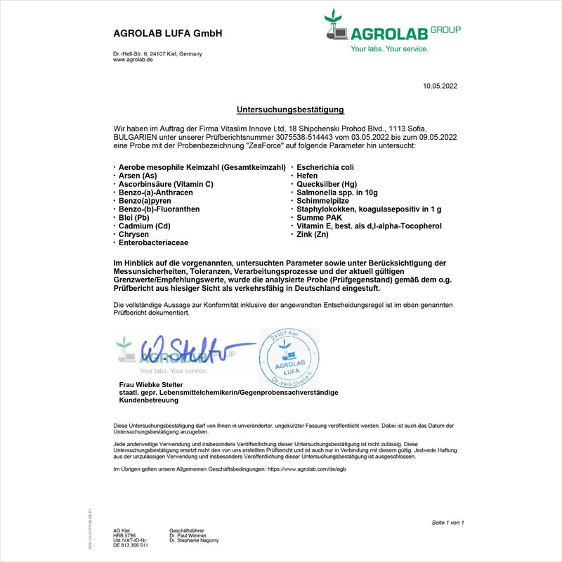 ZeaForce Perfect vision with just 1 capsule/day. Concentrated composition. Versatile effect. Liquid formula for faster effect. Laboratory tested (pack of 1)