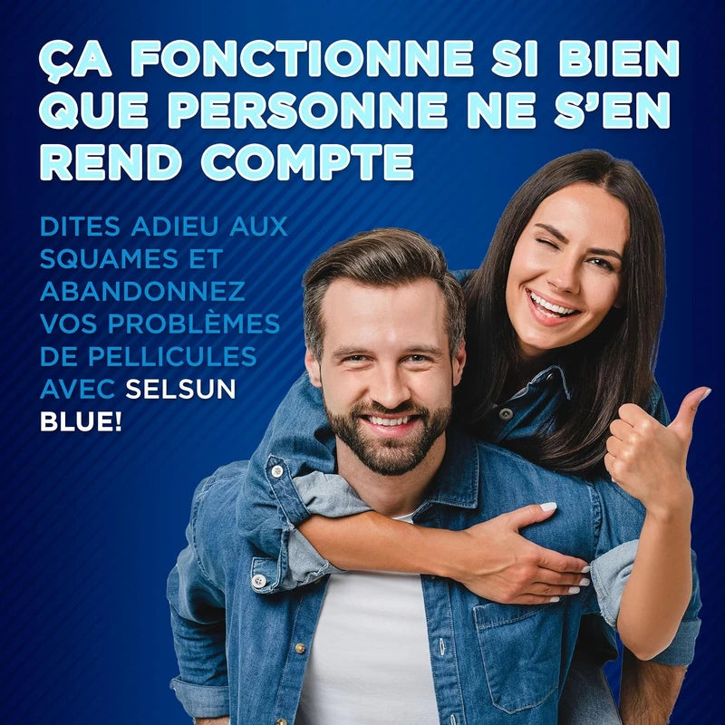 Selsun Blue Anti-Dandruff Shampoo, 250mL, Dandruff Treatment with 2.5% Extra Strength Selenium Sulfide and Pro-Vitamin B5