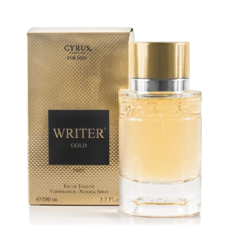 CYRUS Writer Gold Perfume for Men 100ml
