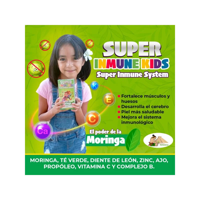 Tierra Naturaleza Super Inmune Kids Moringa para Aumentar Defensas en los Niños