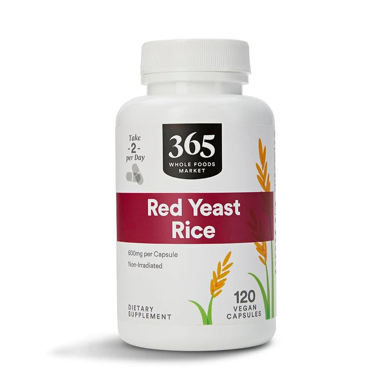 Whole Foods Market, Red Yeast Rice 600mg, 120 Vegetarian Capsules