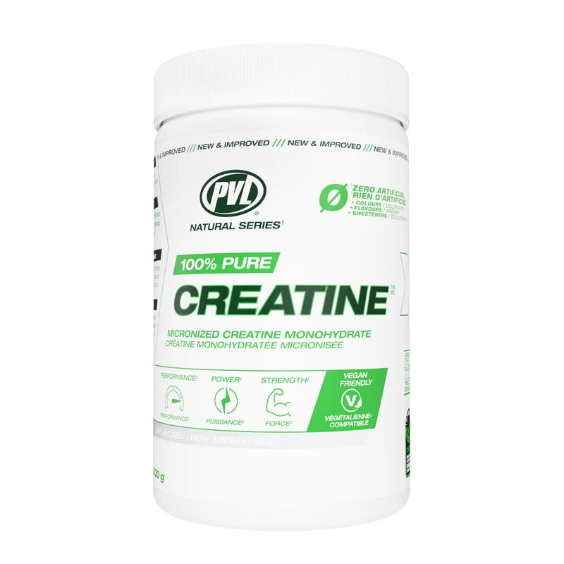 PVL 100% Pure Creatine | Creatine Monohydrate Micronized Powder | Pre-Workout Supplement | 300 g | Unflavoured