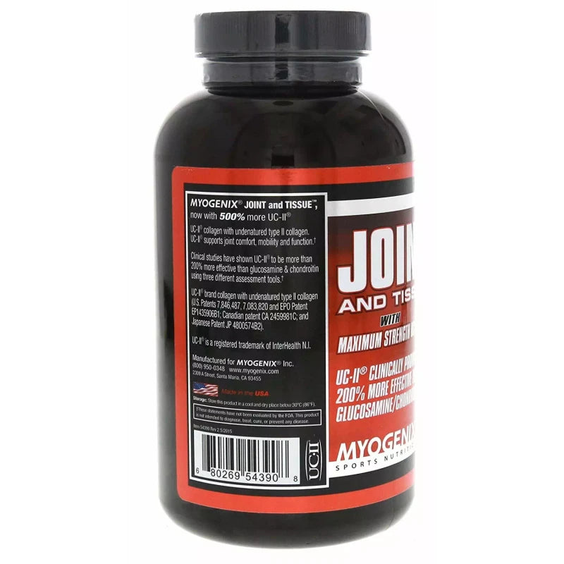 Myogenix Joint and Tissue with UC-II Max Strength Joint Formula 240 Capsules New