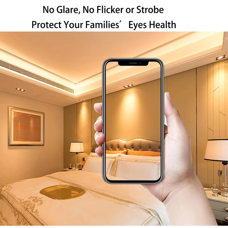 Vinaco PAR16 Bulb 120V, 6 Pack Long Lasting PAR16 Halogen Bulb 60 Watt with E26 Base, PAR16 Dimmable with 2800K Warm White, High Output PAR16 Flood 60W for Range Hood Lights, Table Light, Track Light