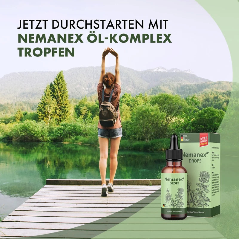 NEMANEX With high-quality ingredients, support for the body, 30 ml capacity, 3 x