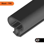 Stormguard uPVC Window Door Bubble Gasket - 20m Black Rubber Seal Replacement