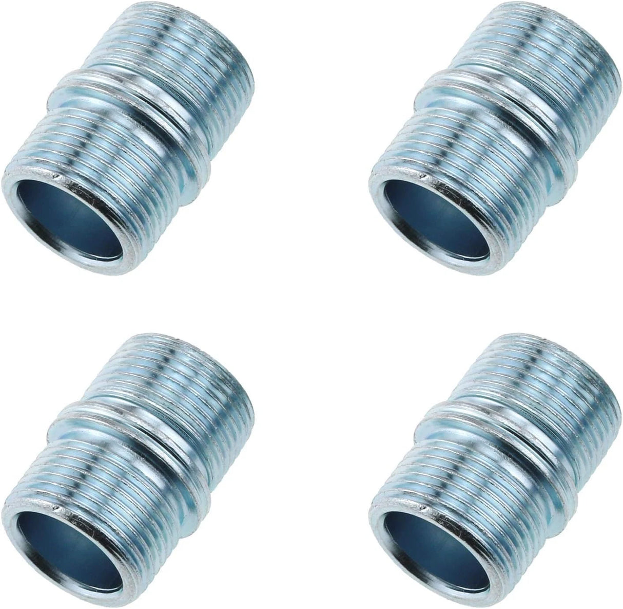 E-outstanding Metal Rack Connector 4pcs 1Inch/25.4mm Wire Rack Shelve Unit Pole Connector Storage Shelf Shelving Holder Connection Nuts Replacement Parts (ID: 16mm, OD: 23mm)