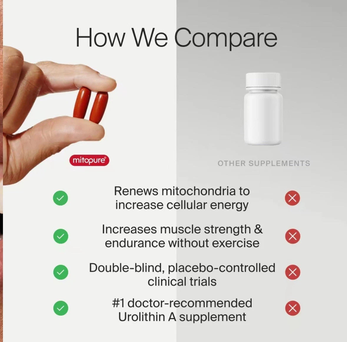 Mitopure Softgels - Urolithin A for Aging, Muscle & Cell Support