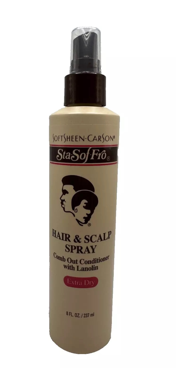 SoftSheen-Carson Sta-Sof-Fro Hair & Scalp Spray Comb Out Conditioner (8oz)