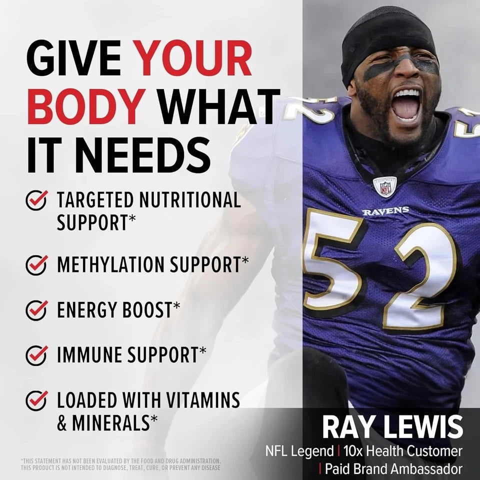 10X Health System 3Pack Authentic 10X Health Optimize Methylated Multivitamin 90 Caps