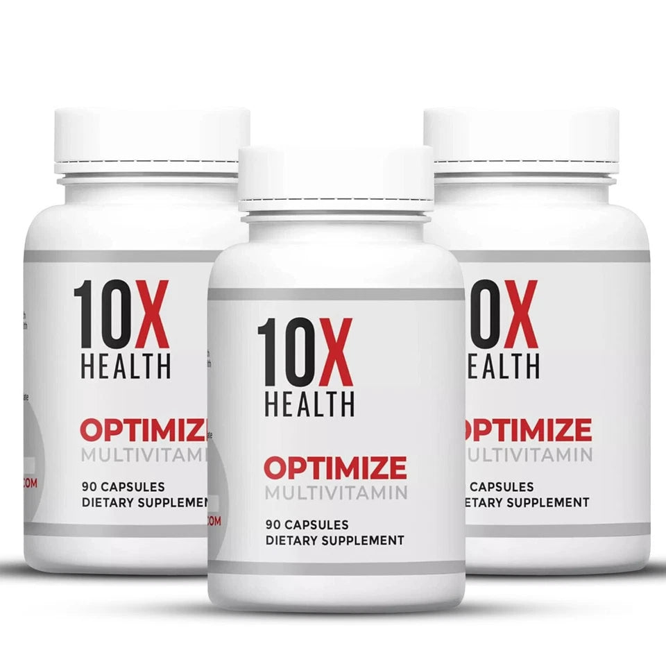 10X Health System 3Pack Authentic 10X Health Optimize Methylated Multivitamin 90 Caps