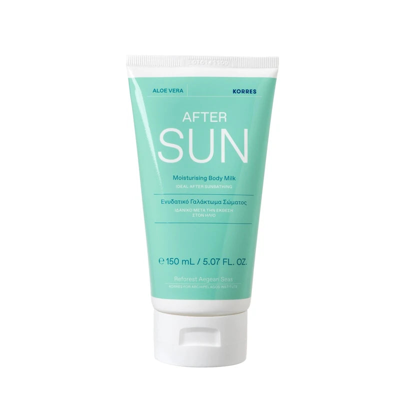 Korres Aloe Vera Aftersun Moisturising Body Milk, 150ml