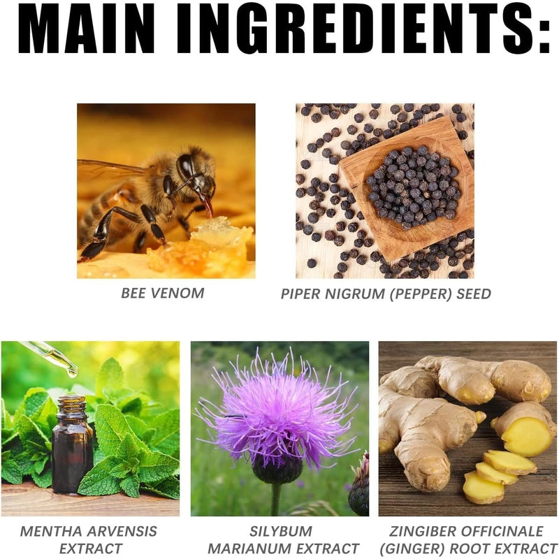 Cvreoz Bee Venom Patch, Bee Venom Patch, Bostore Bee Venom Lymphatic Drainage Patch, Bostore Bee Venom Patch, Bee Venom Patches(2Packs)